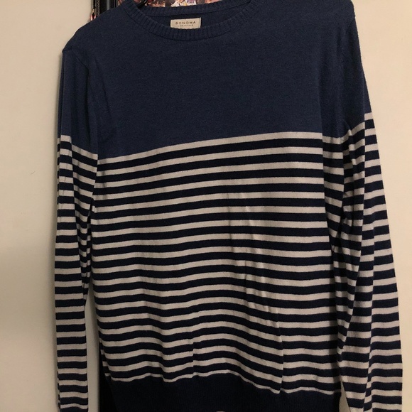 Blue Stripe Sweater - Picture 1 of 3